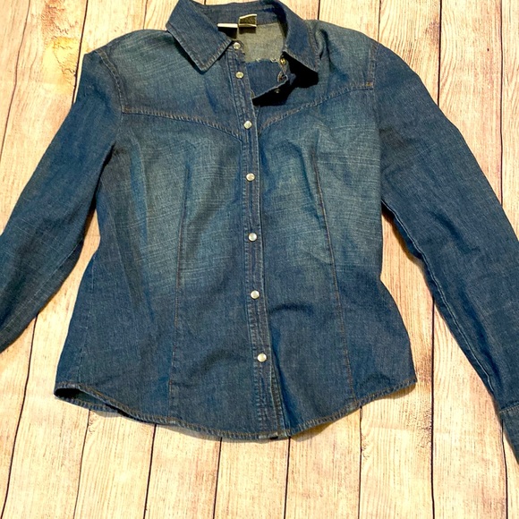 Armani Exchange Tops Armani Exchange Womens Denim Button Up Shirt